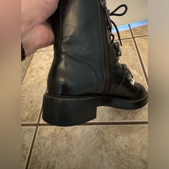 Rhinestone Combat Boots - Picture 8 of 8